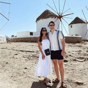 Abercrombie & Fitch White Maxi Dress